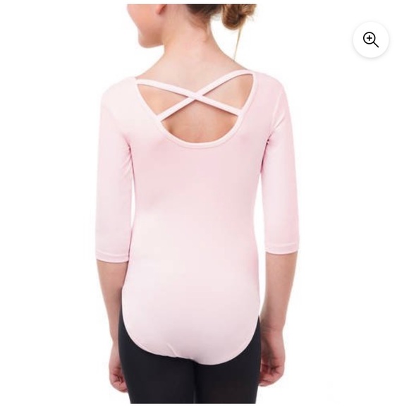 Danskin Now Premium Elbow-Sleeve Ballet Leotard - Picture 5 of 8